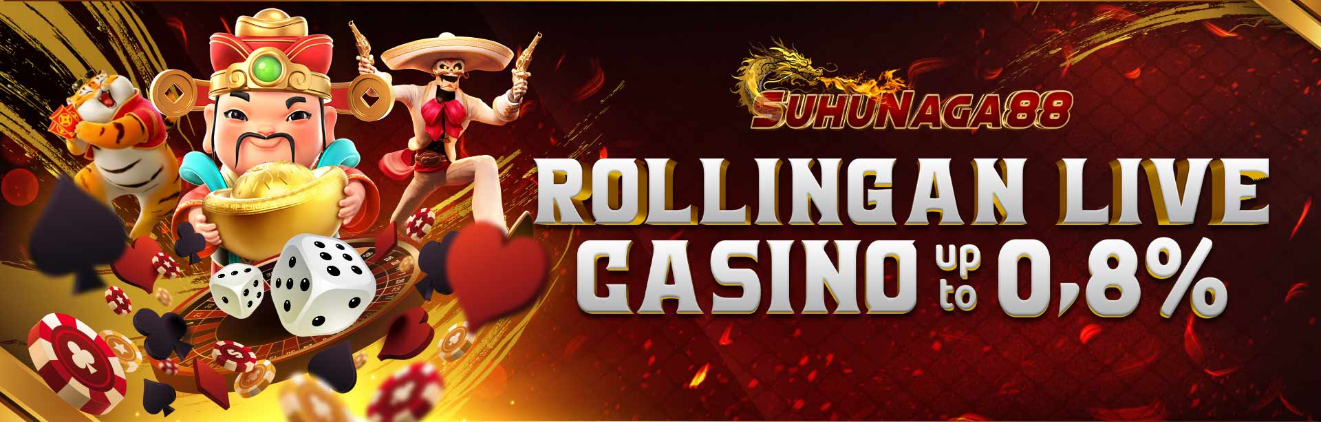 ROLLINGAN LIVE CASINO [ 0,8% ]