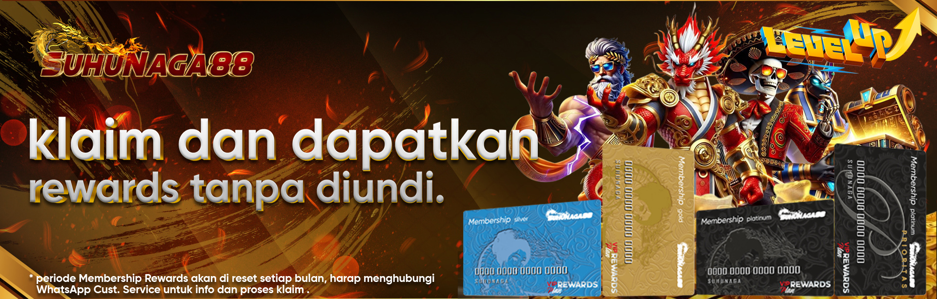 REWARD MEMBERSHIP LEVEL UP
