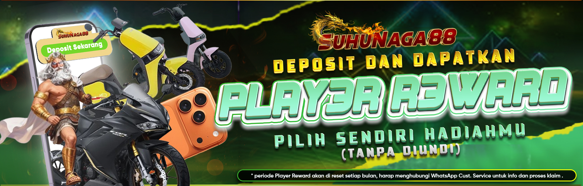 PLAYER REWARD [ HADIAH LANGSUNG TANPA DIUNDI ]