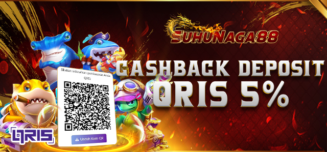 CASHBACK DEPOSIT QRIS 5% SETIAP HARI